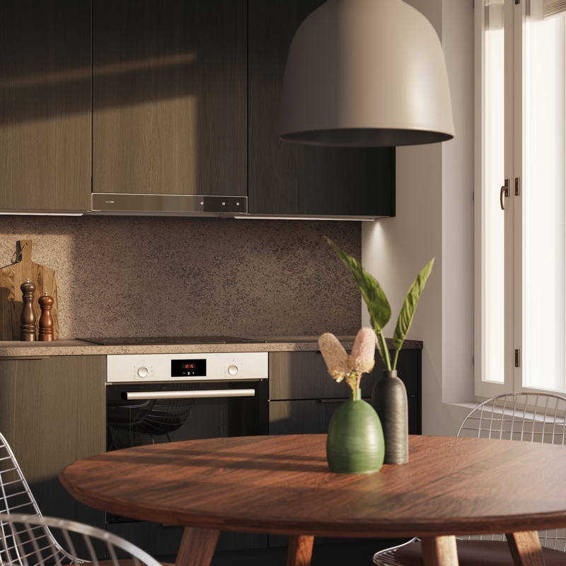 Hartela Interior tyylin Rouhea keittiö detaljikuva