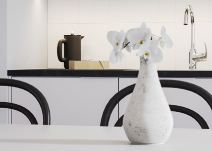 Hartela Interiorin sisustustyyli Puhdas keittiö