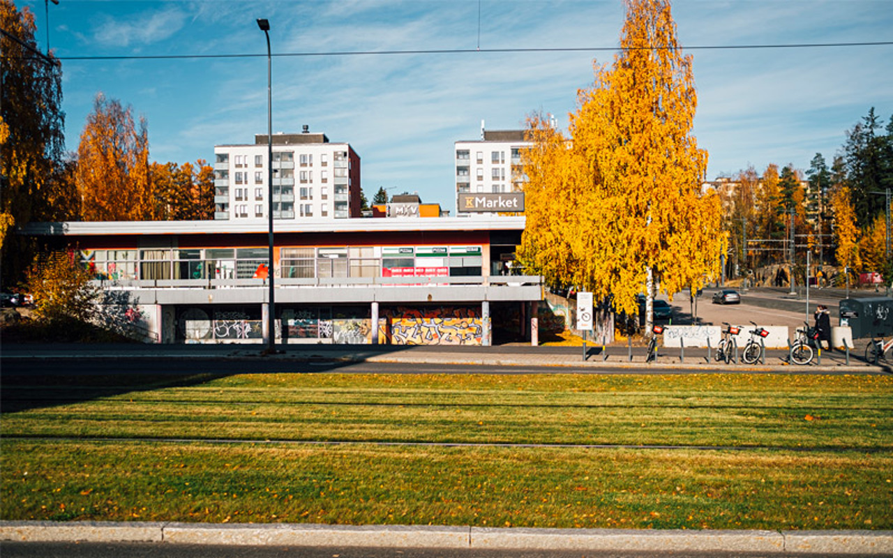 Valokuva Tampereen Lentävänniemen K-Marketista