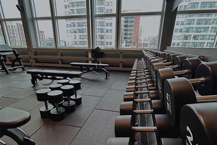 Fitness 24 Sevenin tilat Hartelan rakentamassa Karjasillan Verstaassa