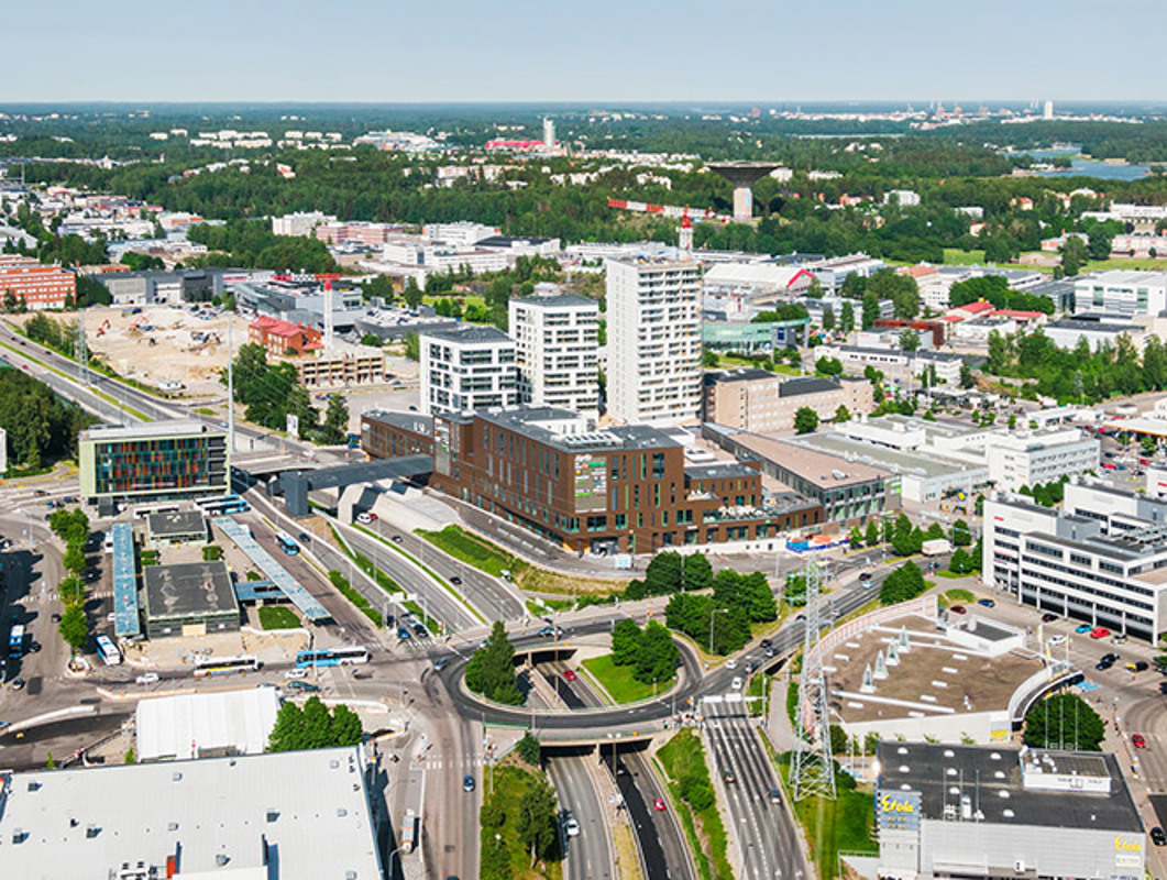 Palvelukeskus Hertsi ilmakuva