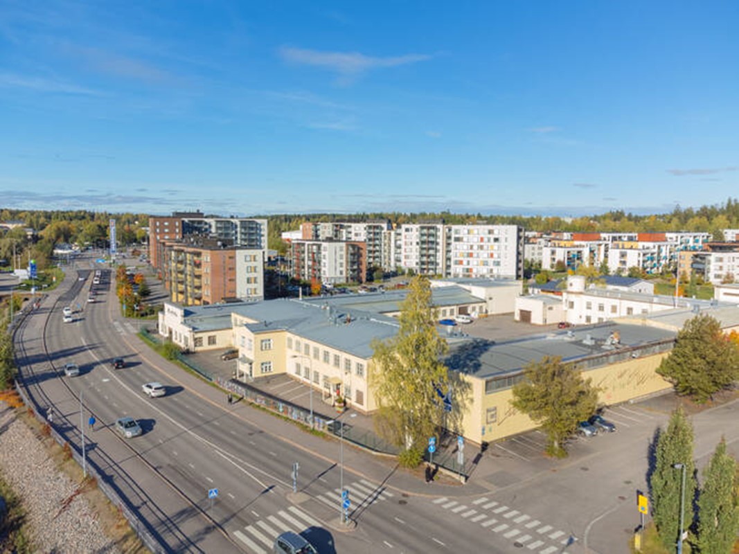 Ilmakuvanäkymä Järvenpään Nuorisotalosta