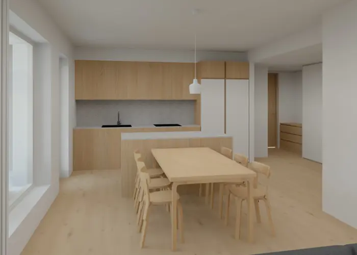 Luonnoskuva Turun Skalan 102,5m2 kokoisen kodin virtuaalimallista