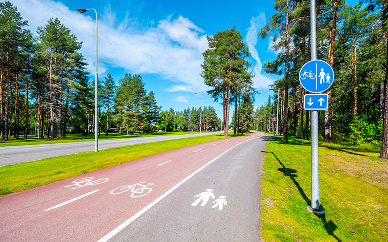 Hartela Oulun Karjasilta pyöräbaana